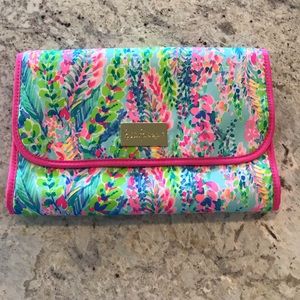 Lilly Pulitzer hanging travel cosmetics bag